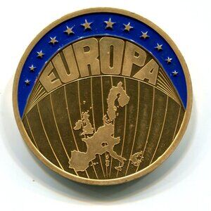 1998 Germany Europa ECU Medal (b735-28)